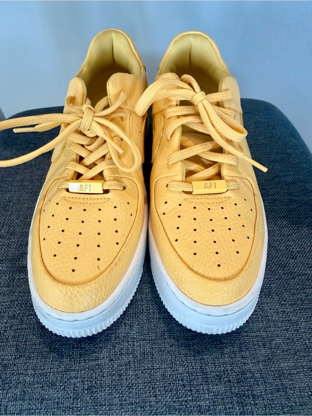 Nike Air Force 1 Sage AR5339-700 Yellow Low Women's Shoe Size US8.5
